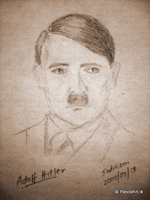 Adolf Hitler pencil art