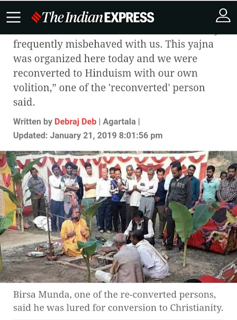 Ghar wapsi Reconverting the Converted