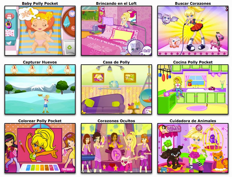 juegos de polly pocket