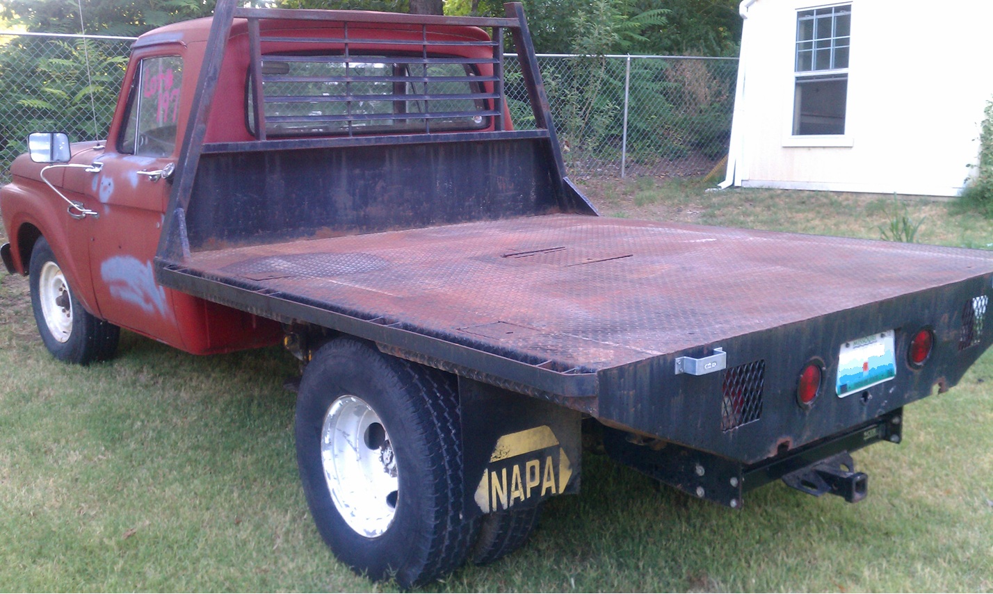 how to build a flatbed for a pickup