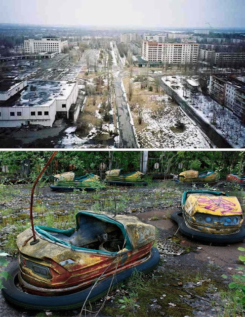 Pripyat adalah kota hantu di utara Ukraina