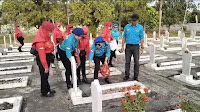 HUT RI ke 78, Ormas Jagat Buana Nusantara Gelar Ziarah dan Tabur Bunga di Makam Pahlawan