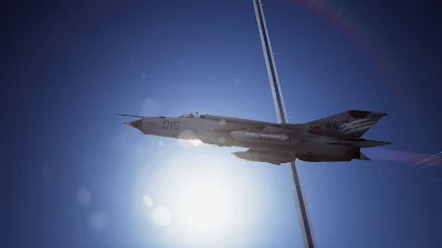 Mig-21bis　灯台攻防戦。軌道エレベーターを背に/ #PS4shre