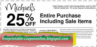 Free Printable Michaels Coupons