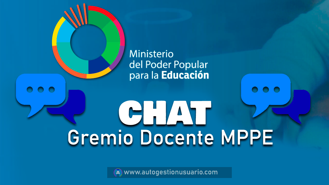 Chat Gremio Docente MPPE Venezuela