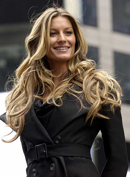 gisele bundchen hair extensions. Totally changed my hair style,