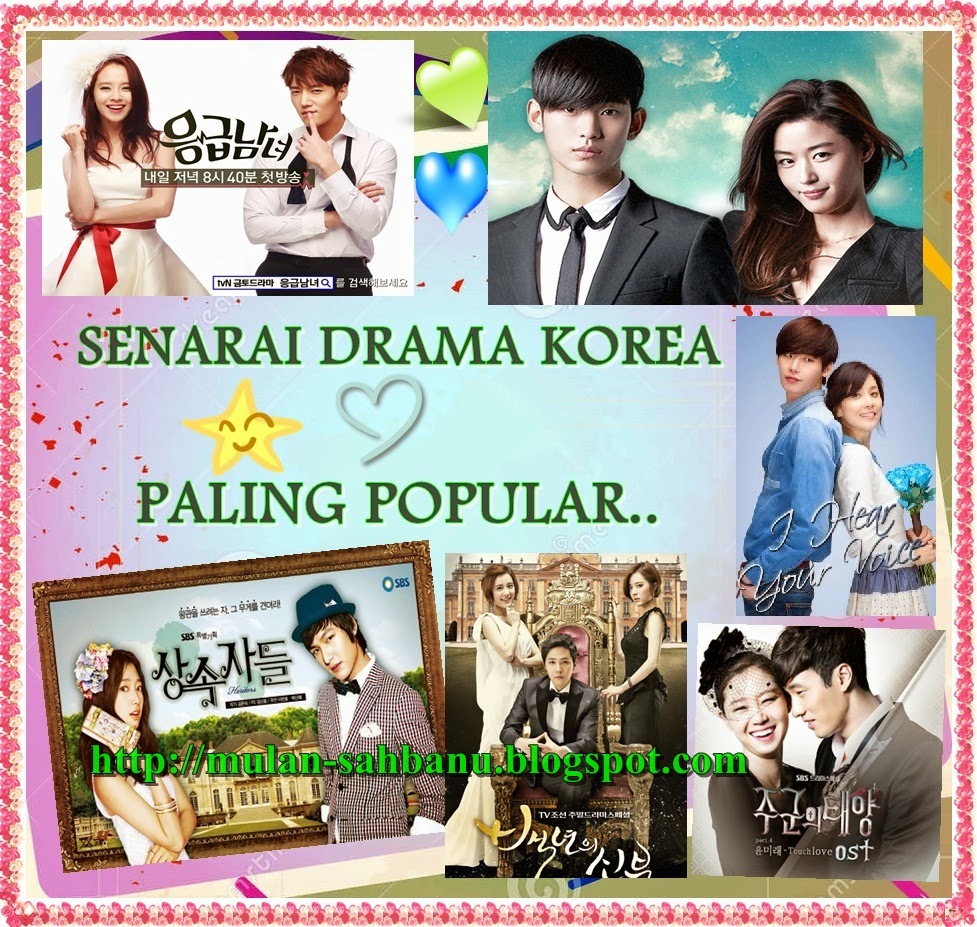 Senarai Top 70 Drama Korea Paling Popular Edisi 2014 