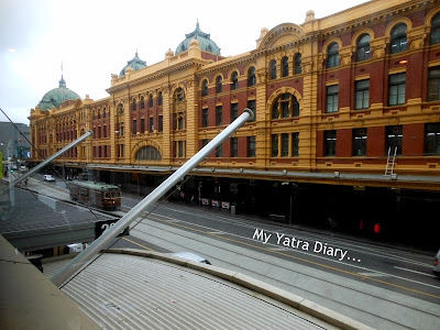 Flinders street station view from Hotel Citigate, Melbourne