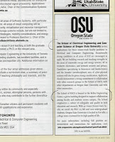 Ad for hiring Oregon State University electrical and computer science professors at OSU printed in IEEE Spectrum, Dec. 2011, p. 56