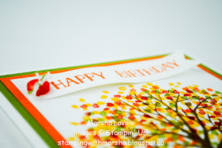 sheltering tree stampin up, celebrate today