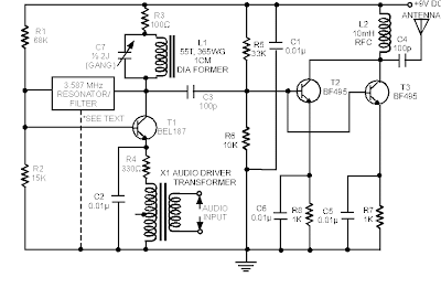 Long Range AM transmitter circuit