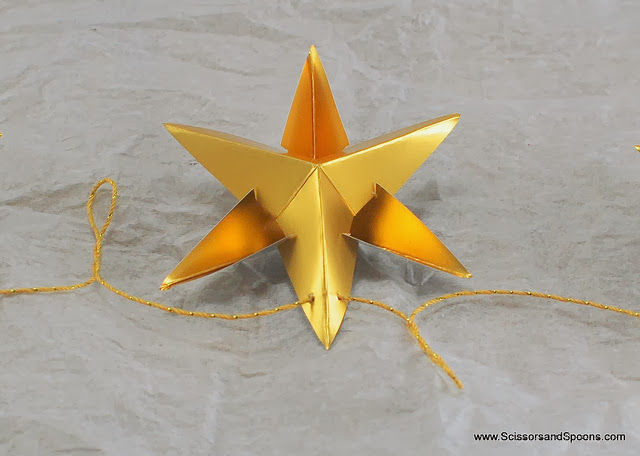 Diy Paper Star Christmas Ornament