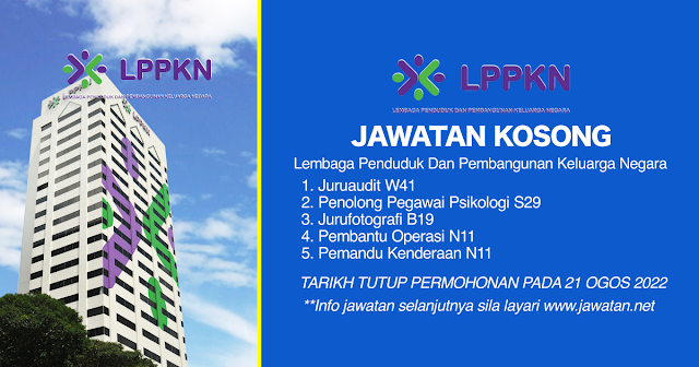 Jawatan Kosong LPPKN Ogos 2022