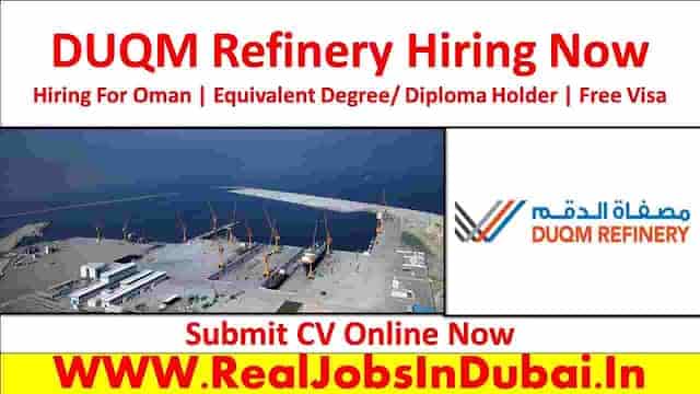 DUQM Refinery Careers Oman Jobs
