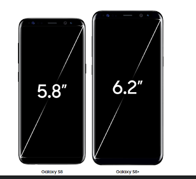 Galaxy S8 along side S8 plus