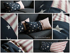 Kissen Stars & Stripes Pillow DIY
