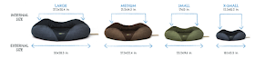 BeCo Donut Bed size graphic