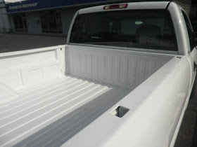 Salvaged bed with new paint on Chevy Silverado Pickup at Almost Everything Auto Body