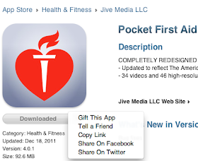 App - Pocket First Aid and CPR