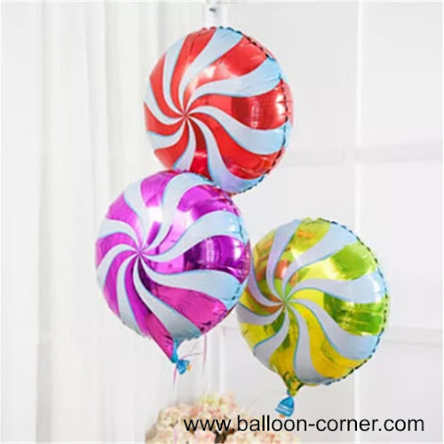 Balon Foil Permen Lolipop