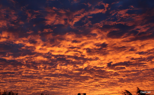 Ciel d'un matin d'hiver