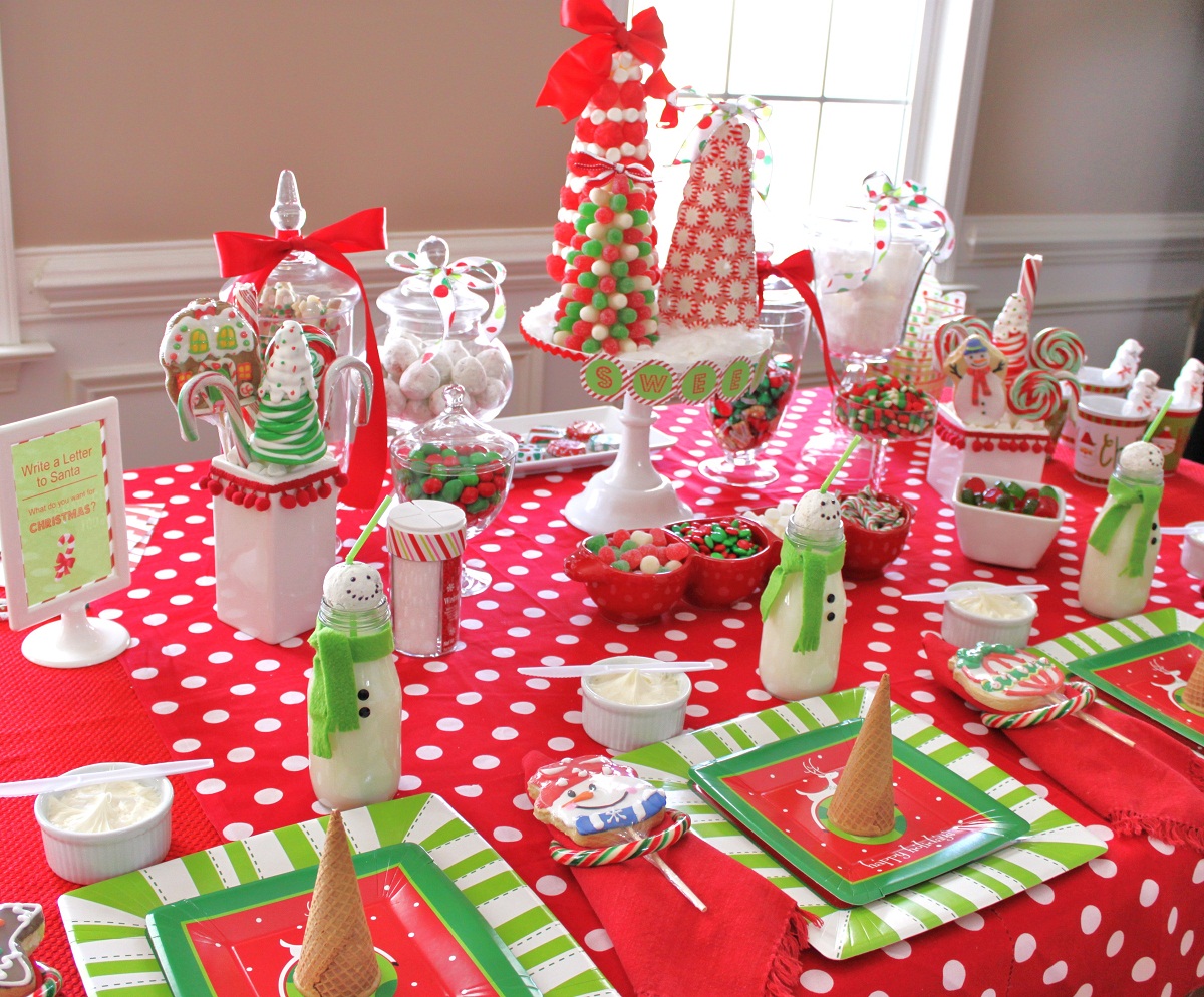 Savvy Deets Party  Boutique Sweet Kids Christmas  Party  ideas 
