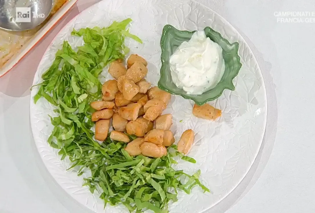 Pollo con salsa allo yogurt