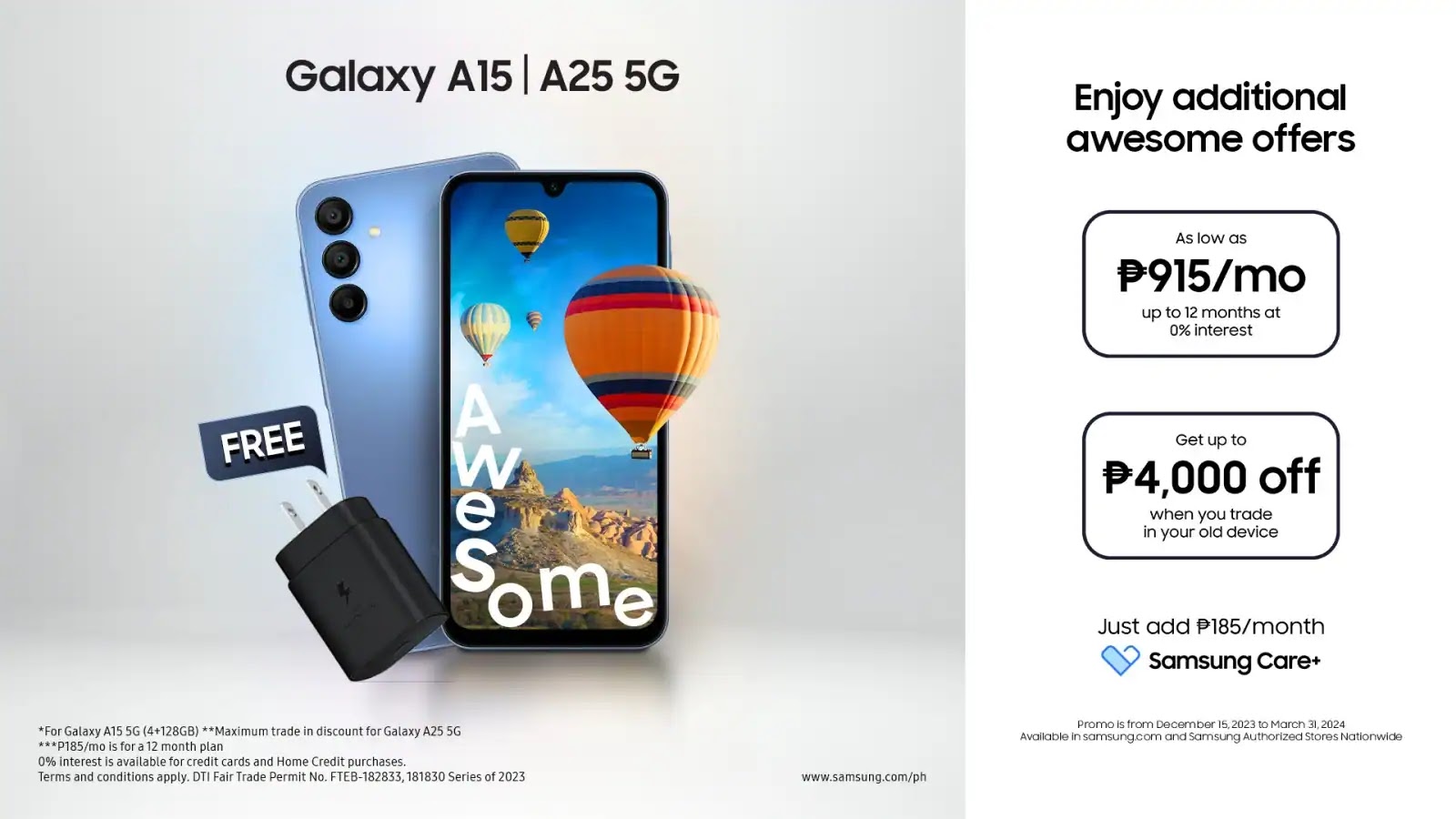 Samsung Galaxy A15 5G and A25 5G Now Available