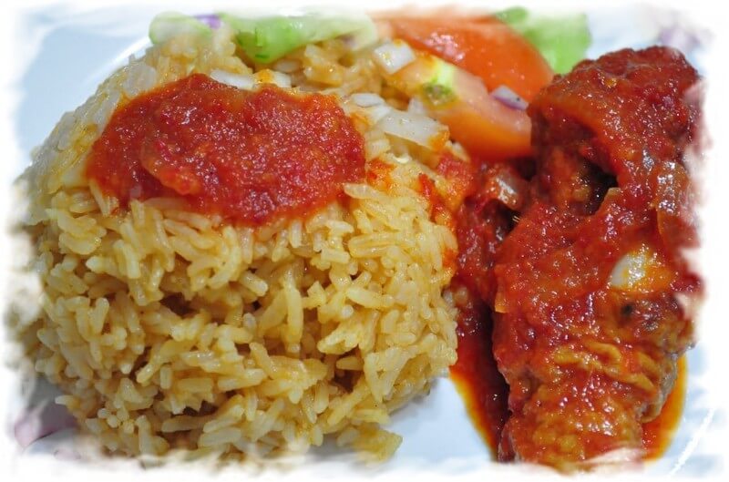 Resepi Nasi Tomato Ayam Masak Merah Sedap Menyelerakan ...