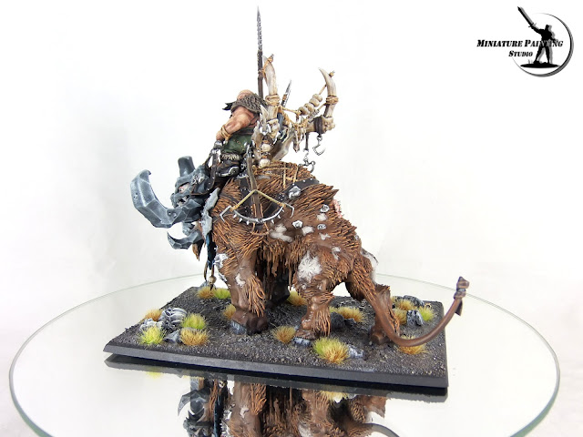 Warhammer Ogre Kingdoms Frostlord on Stonehorn