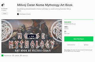 Milivoj Ćeran Norse Mythology Art Book