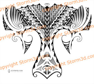 Samoan Maori leg tattoo flash designs for sale