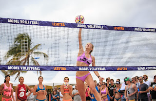 Miami's Model Volleyball Tournament, 7th annual LeSutra Model Volleyball Miami Beach Tournament, beach volleyball, girls volleyball