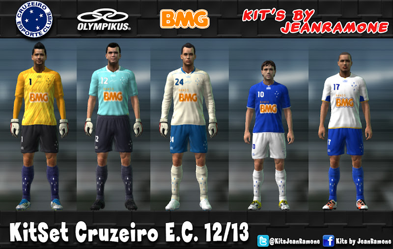 Cruzeiro 2012-13 Kitset - PES 2012