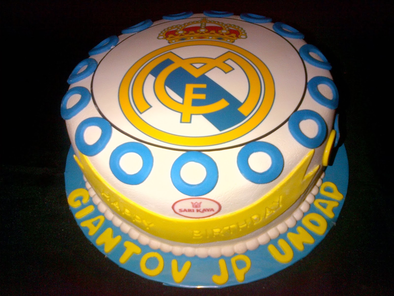 Sarikaya Cakes KUE ULANG TAHUN SOCCER BALL REAL MADRID