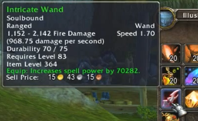 Intricate Wand - the 70 000 spellpower weapon