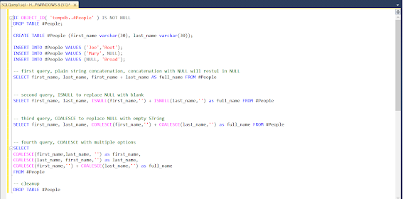 How to replace NULL with empty String in SQL SERVER