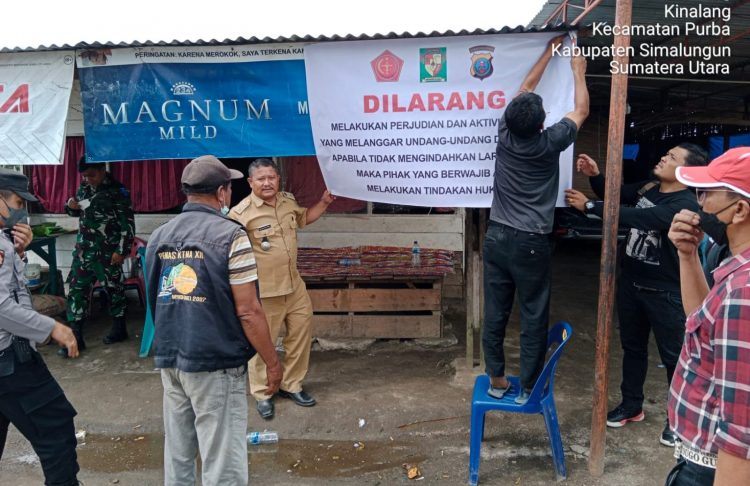 Polres Simalungun Komit Memberantas Judi Dadu Putar di Hinalang