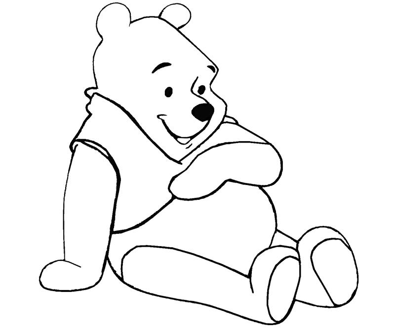 Printable Winnie The Pooh 6 Coloring Page