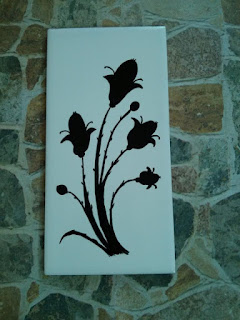 Tile Painting - Flowers