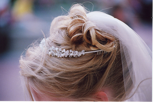 Wedding Hairstyles Updos With Veil and Tiara