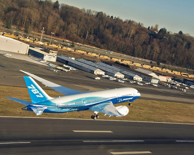 Boeing 787-8 Dreamliner at Everett