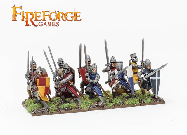 Breaking! Fireforge Games: New Plastic Foot Knights XI-XIIIC. Boxed Set Pre-Order