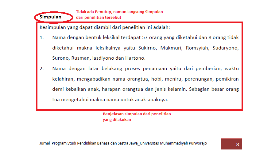 TATA CARA PENULISAN KARYA TULIS ILMIAH "STRUKTUR ARTIKEL 