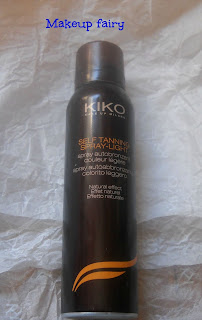 kiko self tanning light spray