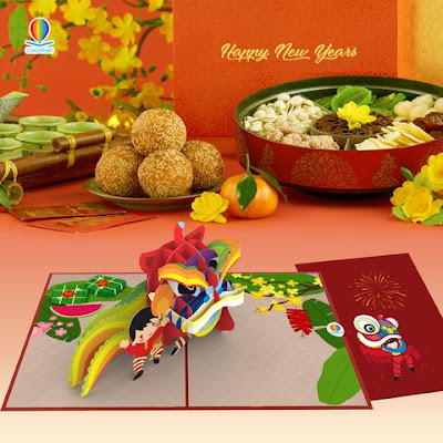 Chinese new year card 