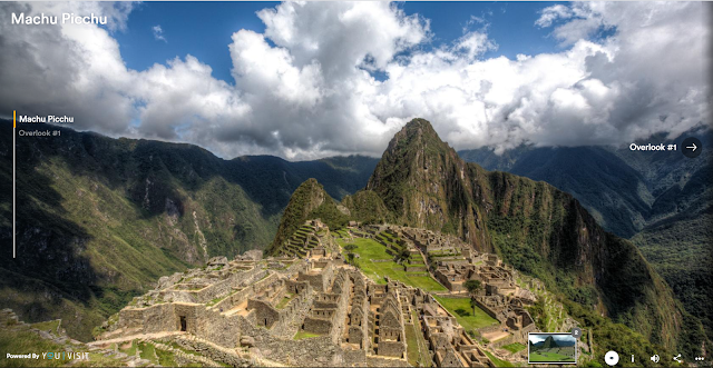 Let's be honest - how many of us are actually going to be able to visit Peru in a year or even in two. But that should not stop us from visiting Machu Picchu. And that too without putting in any effort for the hike and without battling mountain sickness. This delightful virtual tour not only presents some extraordinary 360 degree panoramas, but also a bearable commentary to go with it. This is definitely one of the most gorgeous UNESCO World Heritage Sites - Machu Picchu. So definitely pay a visit. Virtually at least for now.