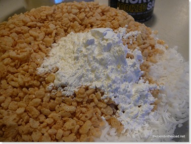 coconut, cereal and cornstarch