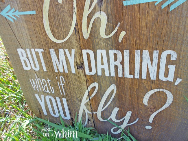 3 Pretty Barnwood Signs from Denise on a Whim