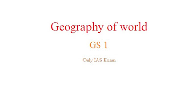 Geography of the World 